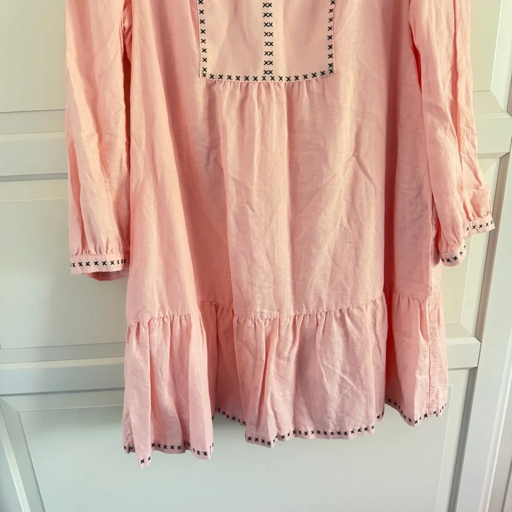 Tuckernuck Bermuda Pink Palmerston Mini Dress Size XL 41341 - Picture 7 of 11